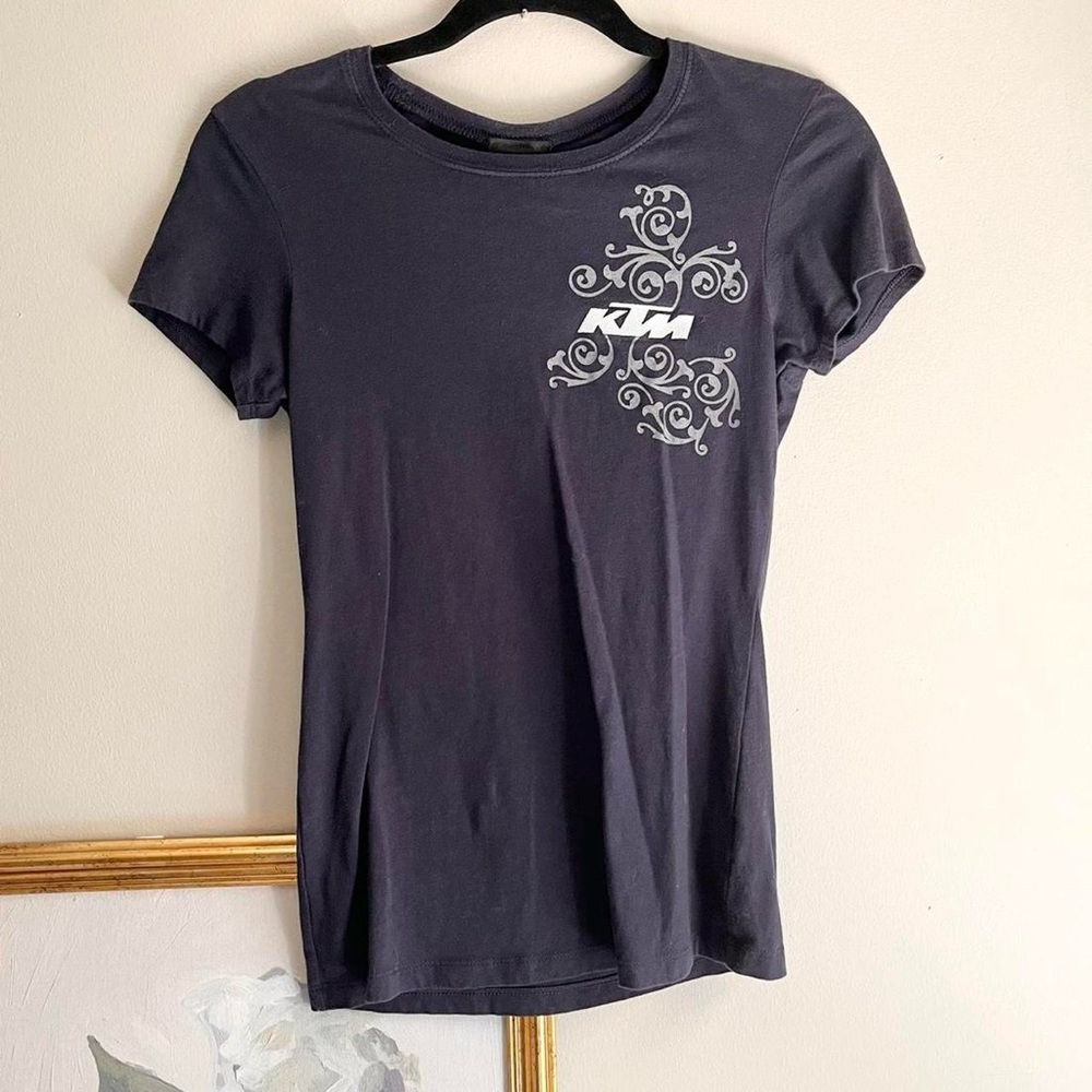 Women's Navy Graphic Tee